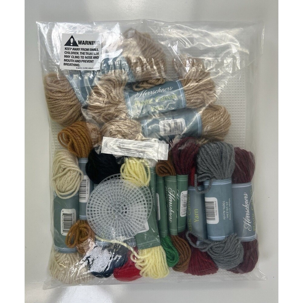 HERRSCHNERS Latch Hook Kit Pizza Shop Plastic Canvas Kit #2708680000 NWT Kit - Picture 4 of 4